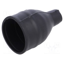 1 pcs x TE Connectivity - 202K232-25-0 - Heat shrink boot, glueless,straight, 8mm, L: 55mm, black, RAYCHEM