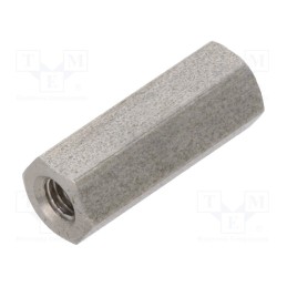 10 pcs x DREMEC - 144X15 - Screwed spacer sleeve, 15mm, Int.thread: M3, hexagonal