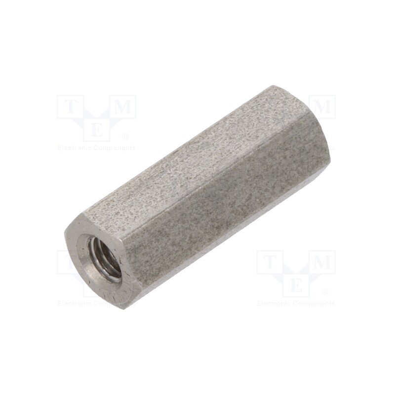 10 pcs x DREMEC - 144X15 - Screwed spacer sleeve, 15mm, Int.thread: M3, hexagonal