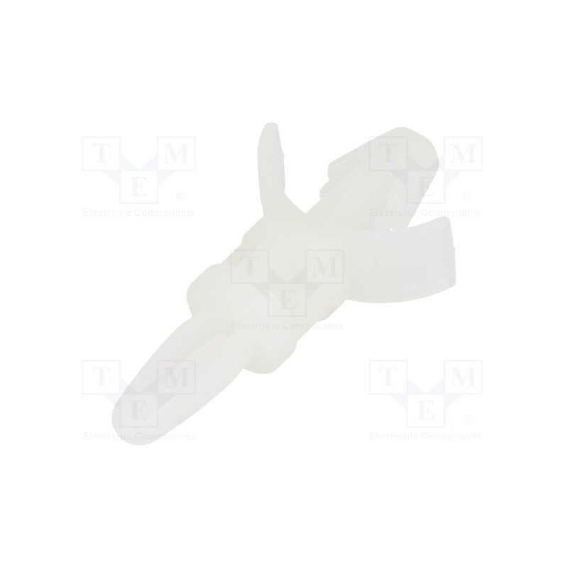 10 pcs x DREMEC - 8G813V40362 - PCB distance, polyamide, L: 7.9mm, snap fastener, natural