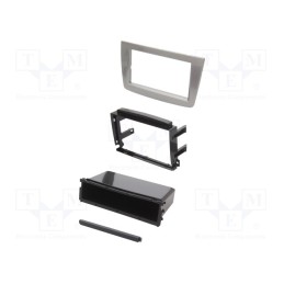 1 pcs x ACV - 281001-88-0 - Radio frame, Alfa Romeo, 2 DIN, silver