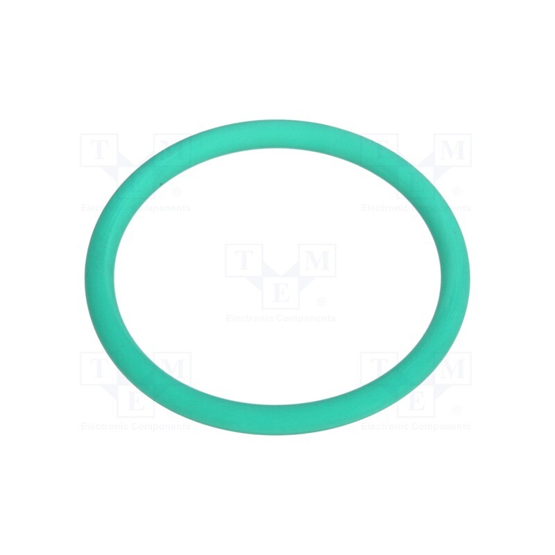10 pcs x HUMMEL - 1.321.2500.58 -AS - O-ring gasket, FPM, Thk: 2mm, Øint: 22mm, M25, green, -40÷200°C