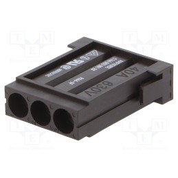 1 pcs x AMPHENOL - C146B03001E8 - Connector: HDC, module, female, C146,heavy|mate M, PIN: 3, 630V