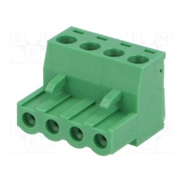 1 pcs x NINIGI - TBW-5-4P/GN - Pluggable terminal block, Contacts ph: 5.08mm, ways: 4, straight