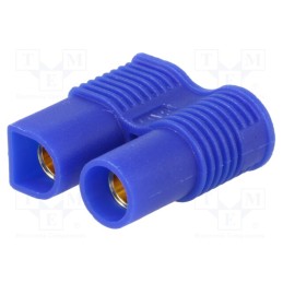 1 pcs x AMASS - EC3-F - Plug, DC supply, EC3, female, PIN: 2, for cable, soldering, blue, 25A