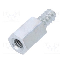 10 pcs x DREMEC - 226ST4.2X10 - Screwed spacer sleeve, 10mm, Int.thread: M4, Ext.thread: ST4,2