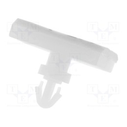 10 pcs x FIX&FASTEN - FIX-CSS-6.4 - PCB distance, polyamide, L: 6.4mm, self-adhesive, natural, UL94V-2