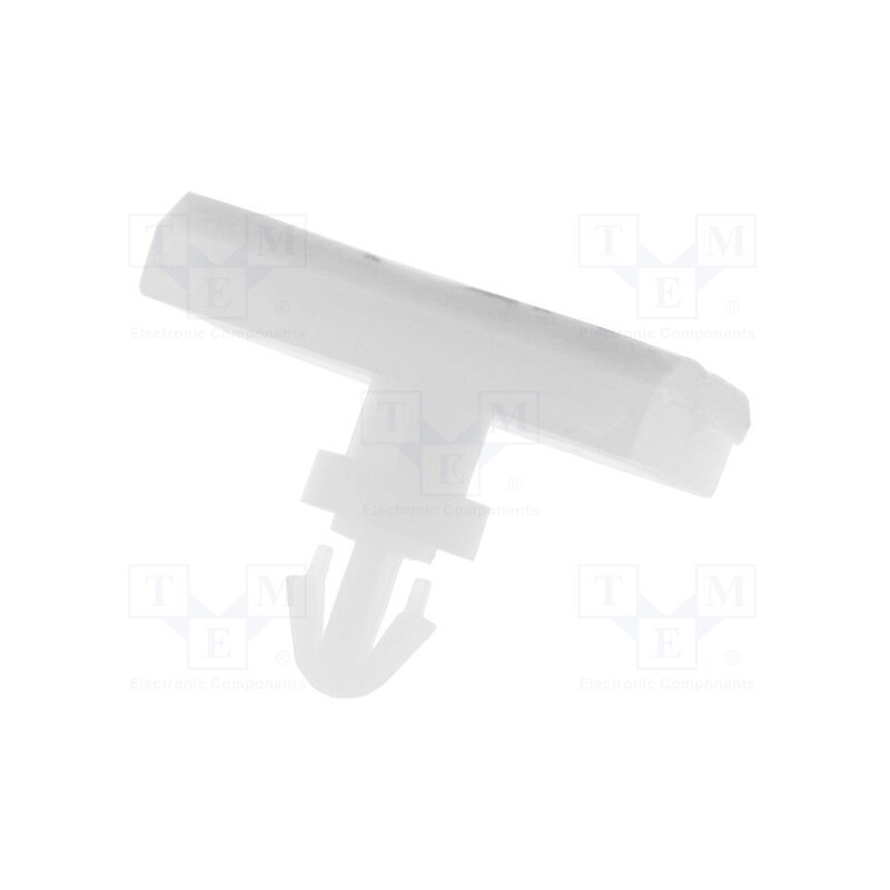 10 pcs x FIX&FASTEN - FIX-CSS-6.4 - PCB distance, polyamide, L: 6.4mm, self-adhesive, natural, UL94V-2