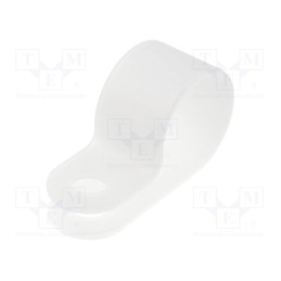 10 pcs x FIX&FASTEN - FIX-CC-31 - Fixing clamp, Cable P-clips, ØBundle : 11.5mm, polyamide, natural