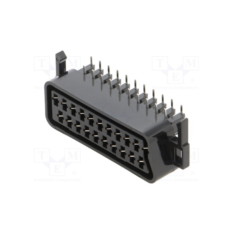 1 pcs x NINIGI - SCART-17 - Connector: SCART, socket, female, for panel mounting, angled 90°