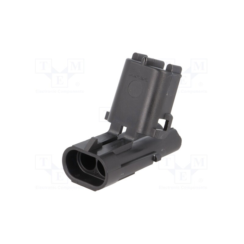 1 pcs x APTIV - 12010973 - Connector: wire-wire, Weather Pack, male, plug, for cable, PIN: 2