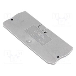 1 pcs x PHOENIX CONTACT - D-ST 2,5-QUATTRO 3030514 - End plate, grey, Width: 2.2mm, Ht: 36.5mm, L: 72mm