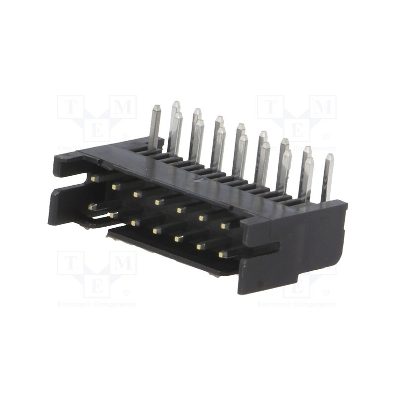 1 pcs x HIROSE - DF11-16DP-2DS(24) - Socket, PCB-cable/PCB, male, DF11, 2mm, PIN: 16, THT, on PCBs, tinned