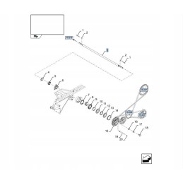 Wal new holland cx csx 84077978 cnh