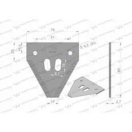 Harvest knife with serrated blades on the top of the bowl
