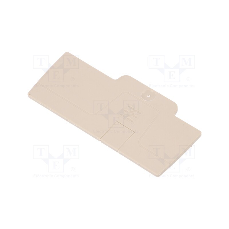 1 pcs x WEIDMu00dcLLER - 2051720000 AEP 3C 4 - End plate, colourless, A series