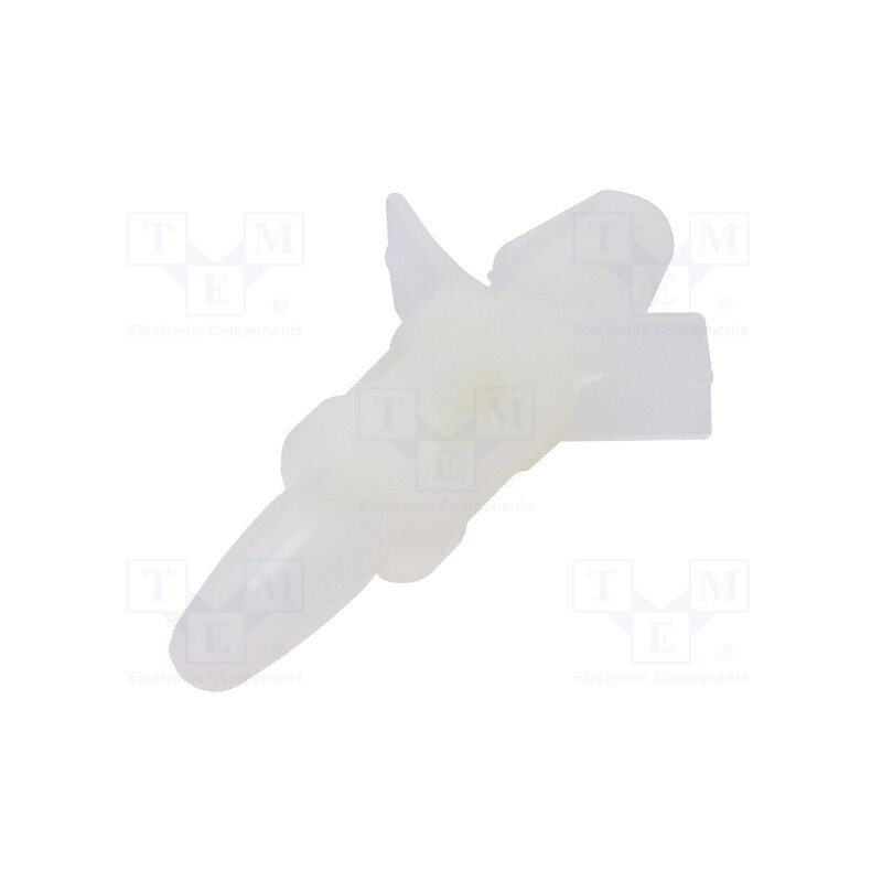 10 pcs x DREMEC - 8G813V40349 - PCB distance, polyamide, L: 9.5mm, snap fastener, natural