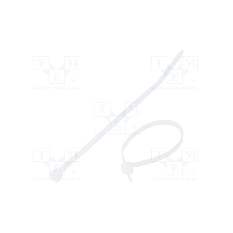 1000 pcs x PANDUIT - PLT1M-M - Cable tie, L: 99mm, W: 2.5mm, polyamide, 80N, natural, Ømax: 22mm