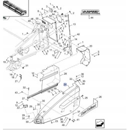 Cover for header New Holland 87620161 84989447 cnh