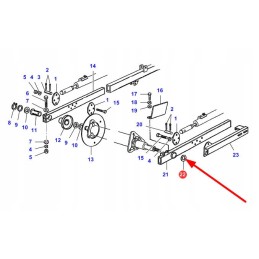 La300114742 reel arm washer