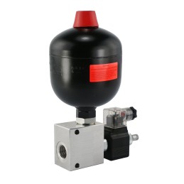 Hydroaccumulator capacity 1l, 12v hydrolider valve