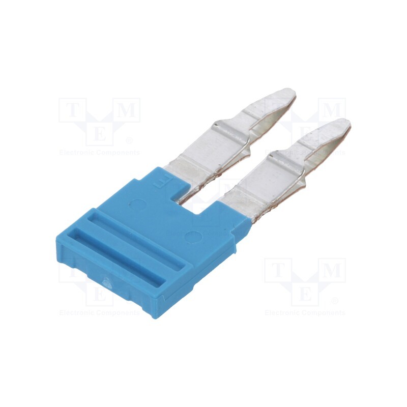 1 pcs x WEIDMu00dcLLER - 1528040000 ZQV 4N/2 BL - Comb bridge, ways: 2, blue, A series