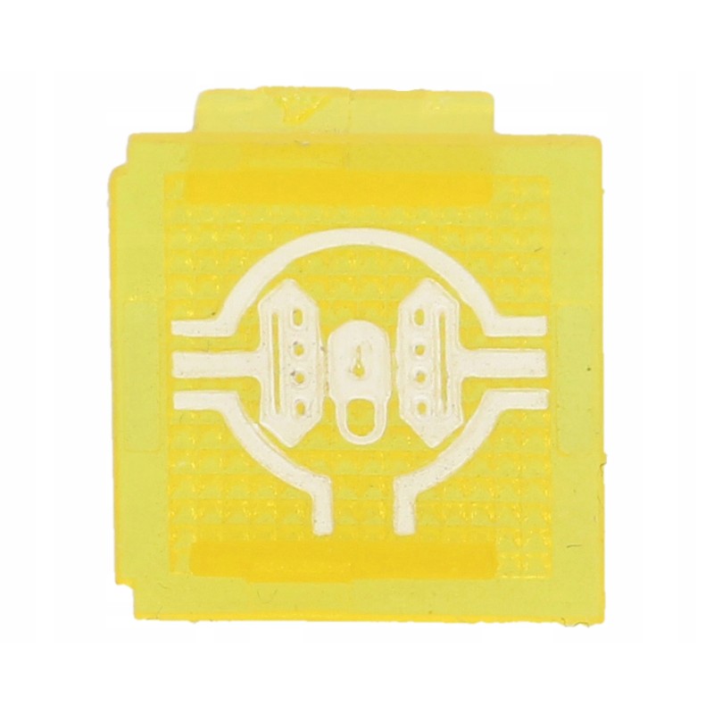 Switch insert 14x14mm rear gear lock