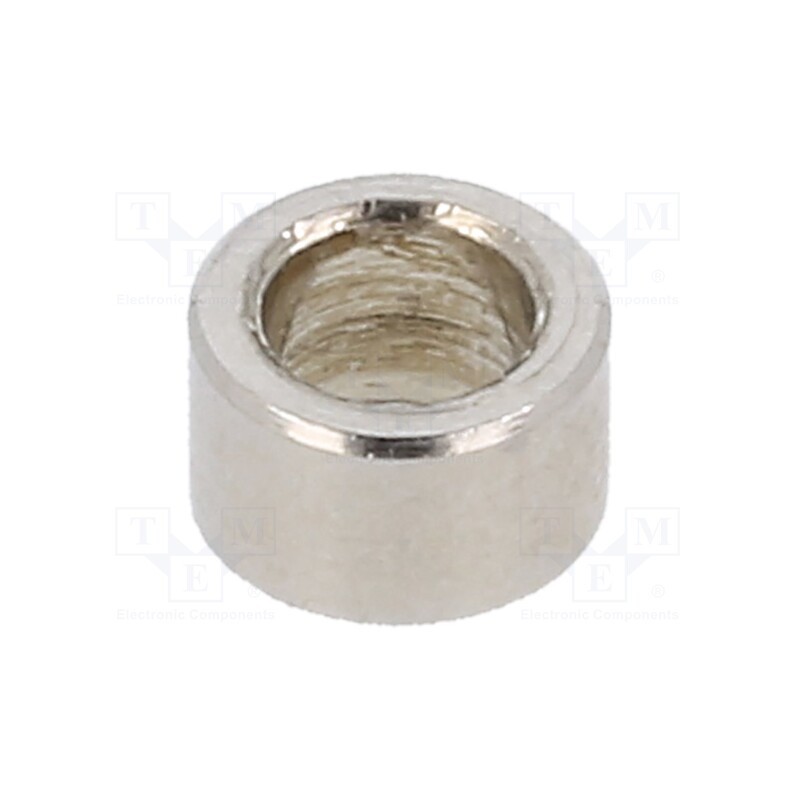 10 pcs x DREMEC - 315/3.2X03 - Spacer sleeve, 3mm, cylindrical, brass, nickel, Out.diam: 5mm