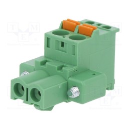 1 pcs x DEGSON ELECTRONICS - 2EDGKDBM-5.0-02P-14-00AH - Pluggable terminal block, 5mm, ways: 2, angled 90°, plug, female