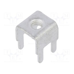 1 pcs x FIX&FASTEN - PCB-66-M3 - Terminal: screw terminal, screwless, THT,screw terminal, brass