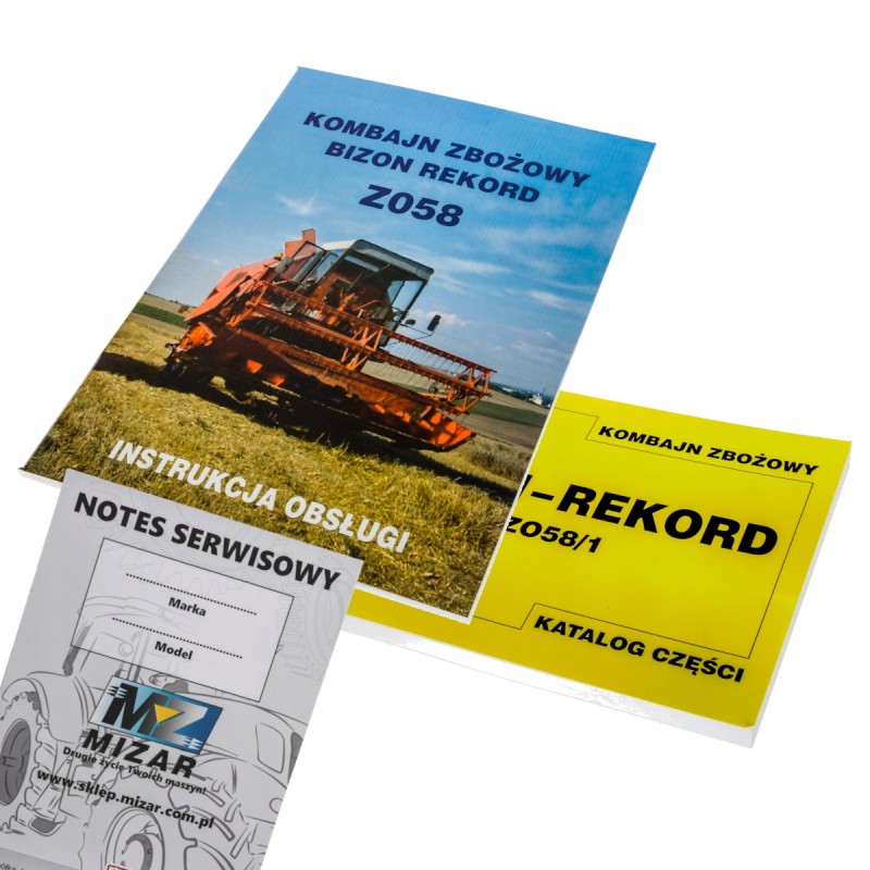 Bison parts catalog repair manual with 058 058