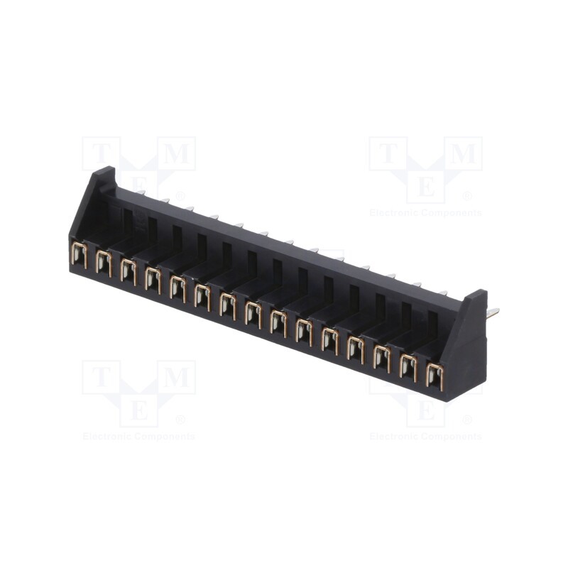 1 pcs x HIROSE - MDF7-15S-2.54DSA(95) - Connector: PCB to PCB, female, PIN: 15, 2.54mm, MDF7, tinned, THT