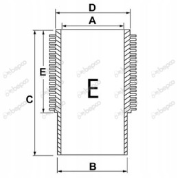 Honan bushing oe 95 x 106 mm l 212 mm