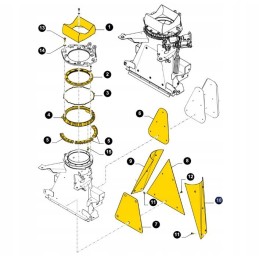 Friction plate new holland fr9040 84454223