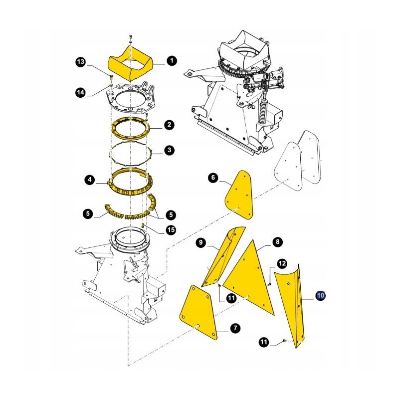 Friction plate new holland fr9040 84454223