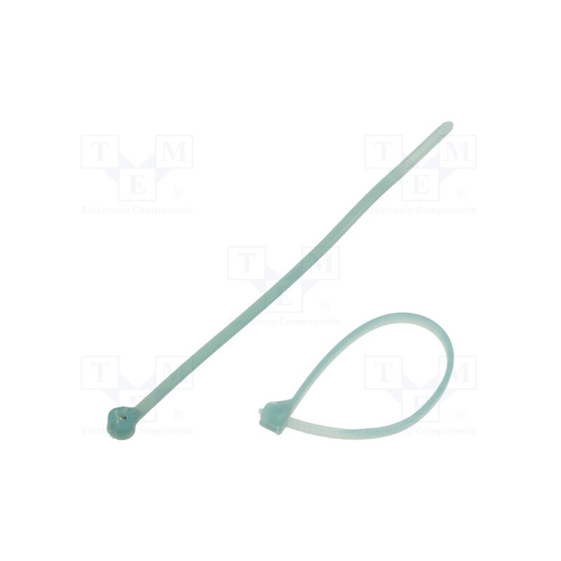 1000 pcs x ABB - 7TAG009620R0000 - Cable tie, with a metal clasp, L: 92mm, W: 2.3mm, E/TFE, UL94V-0