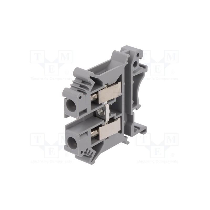 1 pcs x DEGSON ELECTRONICS - PC6-01P-11-00AH - Splice terminal: rail, 0.2÷6mm2, ways: 1, terminals: 2, grey, PC
