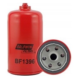 Spin on Baldwin BF1396 fuel filter