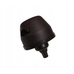 Plastic trailer socket, 7 pin, rubber seal
