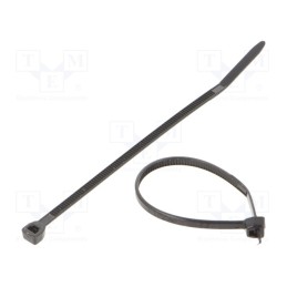 1000 pcs x PANDUIT - PLT.7M-M0 - Cable tie, L: 79mm, W: 2.3mm, polyamide, 80N, black, Ømax: 17mm
