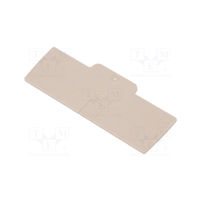 1 pcs x WEIDMu00dcLLER - 2051900000 AEP 4C 4 - End plate, colourless, A series