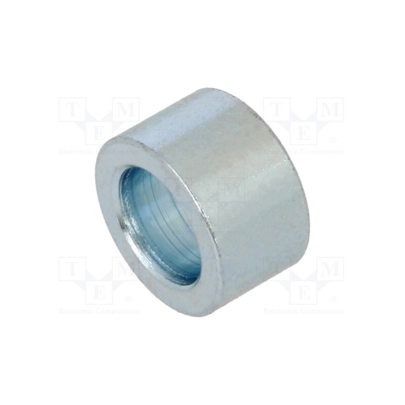 10 pcs x DREMEC - 3210/6,2X06 - Spacer sleeve, 6mm, cylindrical, steel, zinc, Out.diam: 10mm
