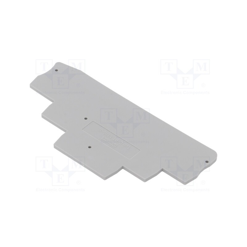 1 pcs x PHOENIX CONTACT - D-PT 1,5/S-3L - 3113771 - End plate, grey, Width: 2.2mm, PT