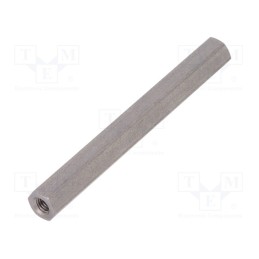 10 pcs x DREMEC - 144X50 - Screwed spacer sleeve, 50mm, Int.thread: M3, hexagonal