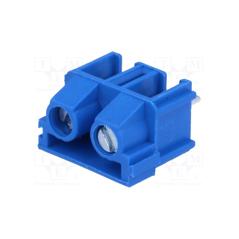 1 pcs x KARSON - 360-021-12 - PCB terminal block, angled 90°, 7.5mm, ways: 2, on PCBs, 2.5mm2