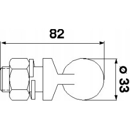 Claas 610321 threaded knob