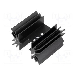 1 pcs x STONECOLD - HS-142-38 - Heatsink: extruded, TO220, black, L: 38.1mm, 6.2K/W, aluminium
