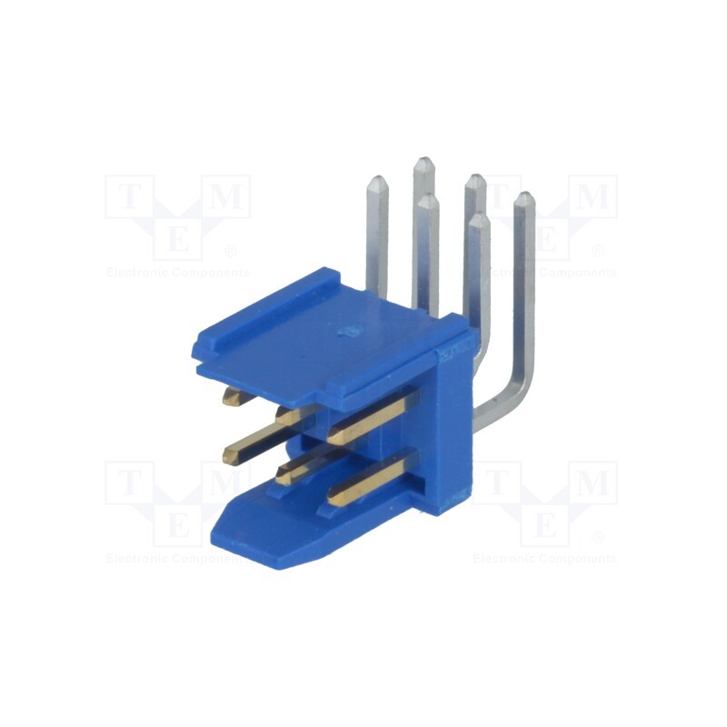 1 pcs x Amphenol Communications Solutions - 76383-303LF - Socket, wire-board, male, PIN: 6, 2.54mm, THT, Dubox®, 3A, Layout: 2x3