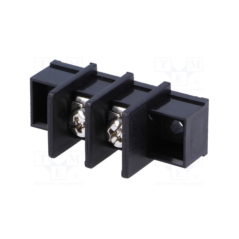 1 pcs x DEGSON ELECTRONICS - DG45C-A-02P-13-00A(H) - PCB terminal block, straight, 9.5mm, ways: 2, THT,screw terminal