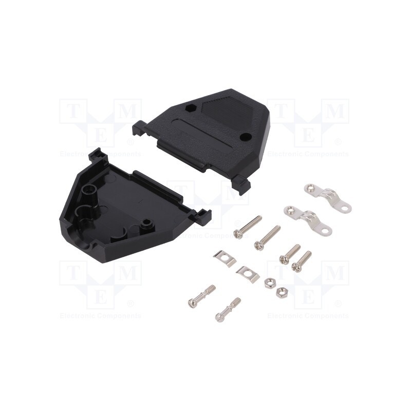 1 pcs x MH CONNECTORS - CCOV-37SC-BLACK - Enclosure: for D-Sub connectors, D-Sub 37pin,D-Sub HD 62pin